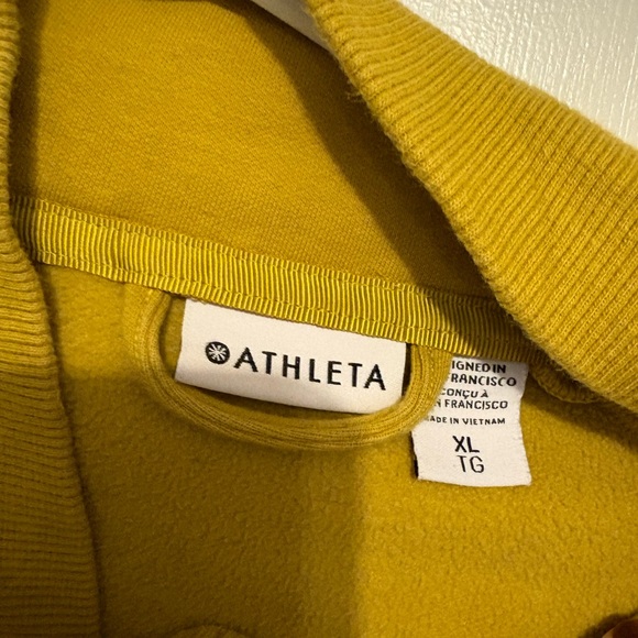 Athleta mustard sweatshirt - Picture 4 of 7